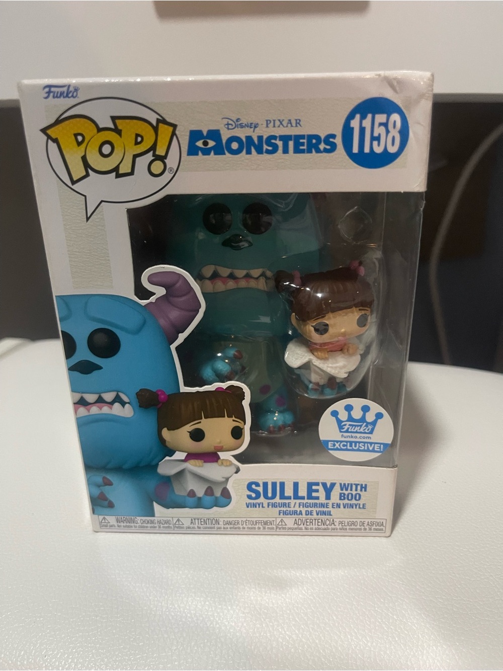 Funko Monsters Sulley with Boo (Blue) Vinyl Figure - Exclusive